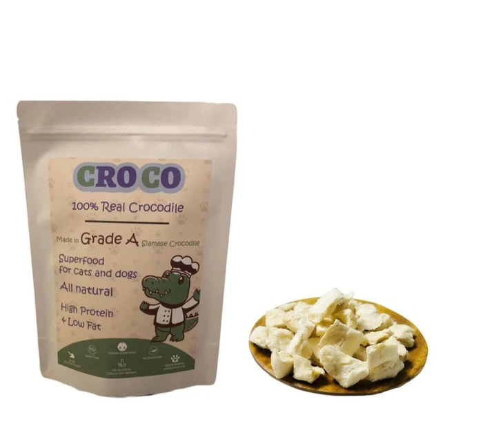 CRO CO  冷凍脫水鱷魚肉 50g (改善氣管敏感咳嗽)